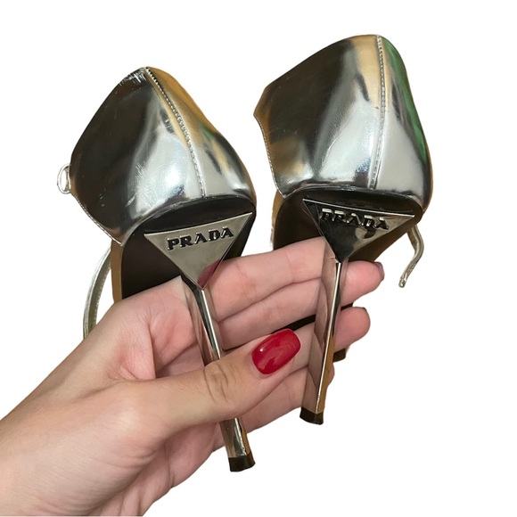 Prada silver sandals - Picture 2 of 5